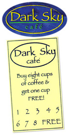 Dark Sky Cafe Card